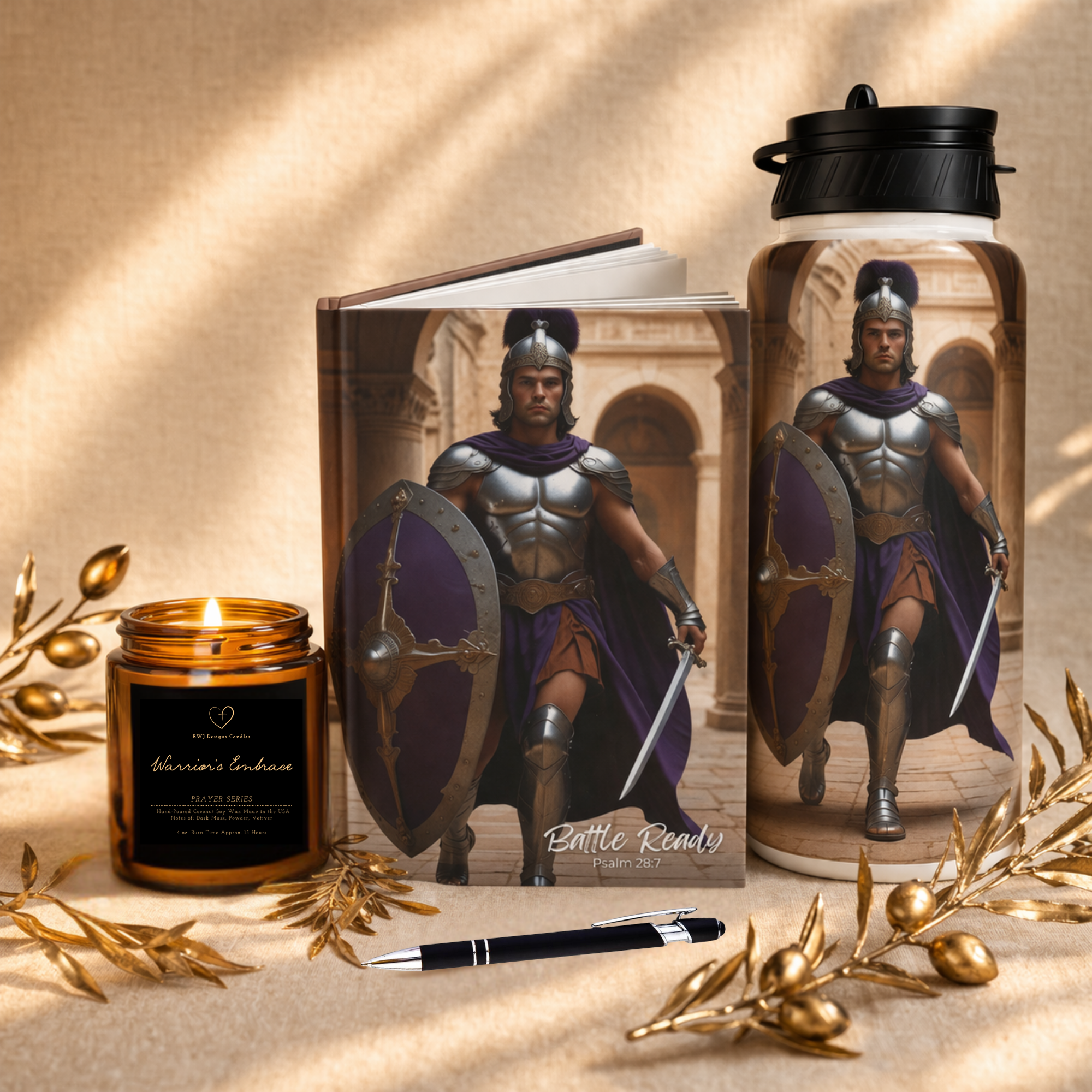 Warriors Embrace 4 Piece Set BWJ Designs Custom Gifts