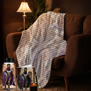 Ready for Battle Complete Collection African American Male warrior representation showing all five items BWJ Designs Custom Gifts